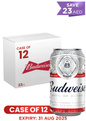 Budweiser Can 33 CL X 12 Case