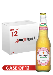 San Miguel Lychee Flavored Beer Btl 33 Cl X 12 Case