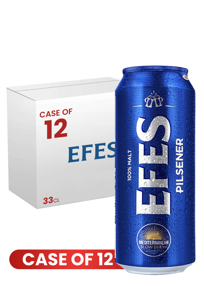 Efes Pilsner Can 50 CL X 12 Case