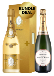 1 Btl Louis Roederer Cristal 75 Cl + 1 Btl Laurent Perrier La Cuvee Brut 75Cl