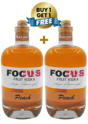 FOCUS Fruit Vodka Peach 70Cl (Buy 1 Get 1 Free)