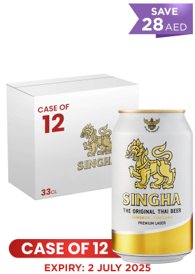 Singha Beer Can 33 CL X 12 Case
