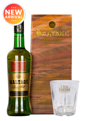 Maltage Aged Malt Whisky 75Cl With Glass Pack