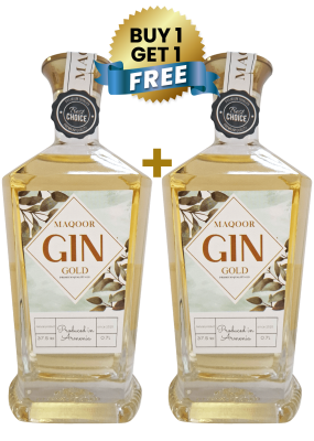 MAQOOR Gin Gold 70Cl (Buy 1 Get 1 Free)