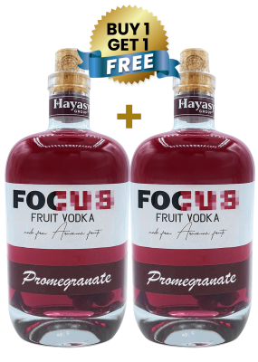 FOCUS Fruit Vodka Pomegranate 70Cl (Buy 1 Get 1 Free)